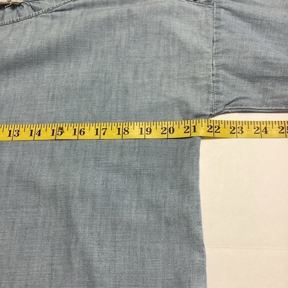 Madewell Size Small Convertible Cold Shoulder  Top - Picture 5 of 10